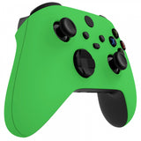 eXtremeRate Soft Touch Green Replacement Handles Shell for Xbox Series X Controller, Custom Side Rails Panels Front Housing Shell Faceplate for Xbox Series S Controller - Controller NOT Included - ZX3P306