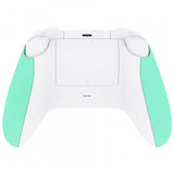 eXtremeRate Mint Green Replacement Handles Shell for Xbox Series X Controller, Custom Side Rails Panels Front Housing Shell Faceplate for Xbox Series S Controller - Controller NOT Included - ZX3P314