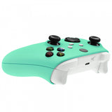 eXtremeRate Mint Green Replacement Handles Shell for Xbox Series X Controller, Custom Side Rails Panels Front Housing Shell Faceplate for Xbox Series S Controller - Controller NOT Included - ZX3P314