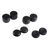 eXtremeRate 8 Black Silicone Rubber Precision Platporm Raised Analog Sticks Thumb Grips for PS4 Slim PS4 Pro Thumbsticks - ZXBJ122